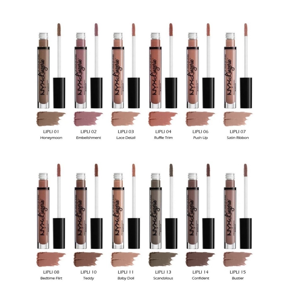 NYX Professional Lip Lingerie Matte Liquid Lipstick LIPLI11 Baby Doll New/Sealed - Picture 5 of 5